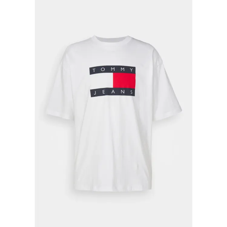 Tommy Jeans SKATE FLAG TEE UNISEX - T-shirt con stampa