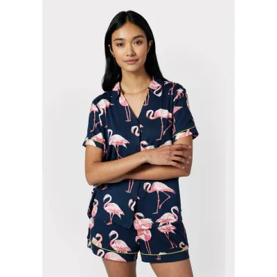 Chelsea Peers FLAMINGO PRINT SET - Pigiama