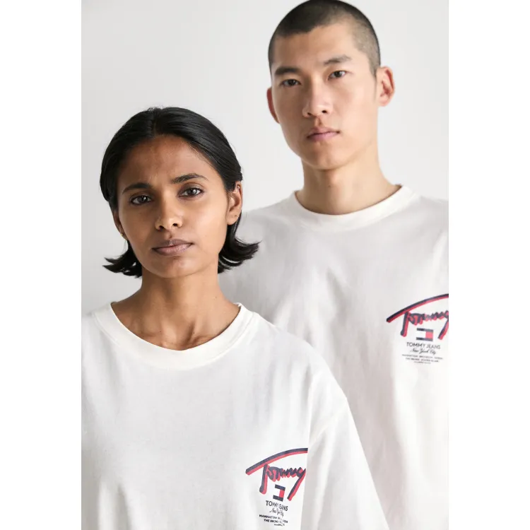 Tommy Jeans STREET TEE UNISEX - T-shirt con stampa