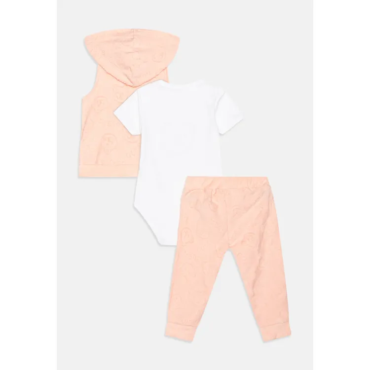 Guess BABY HOODED PANTS UNISEX SET - Regalo per nascita