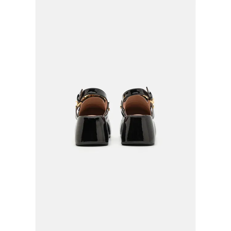 MOSCHINO MAXI LETTERING - Scarpe con plateau