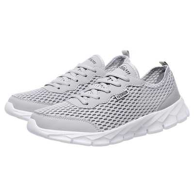 VEAMORS Sneakers Men Women Mesh Running Casual Shoes Outdoor Sport Breathable Athletic Lace up Plus Size Female Vulcanized Shoes