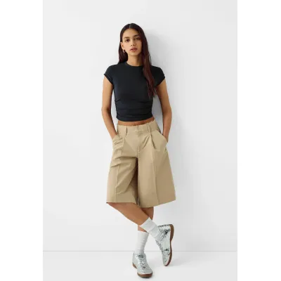 Bershka ROLLED-UP SLEEVES - 2-PACK - T-shirt basic