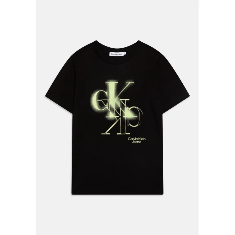 Calvin Klein Jeans SPRAY MONOGRAM UNISEX - T-shirt con stampa