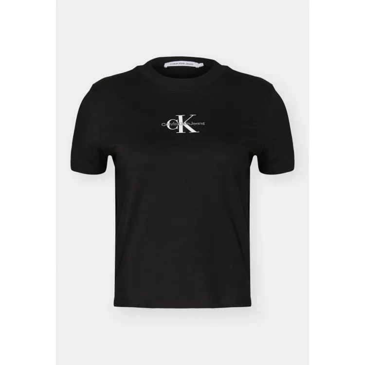 Calvin Klein Jeans MONOLOGO - T-shirt con stampa