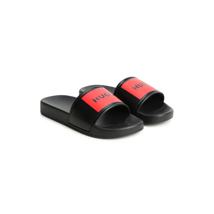 HUGO Kids AQUA SLIDES - Ciabattine