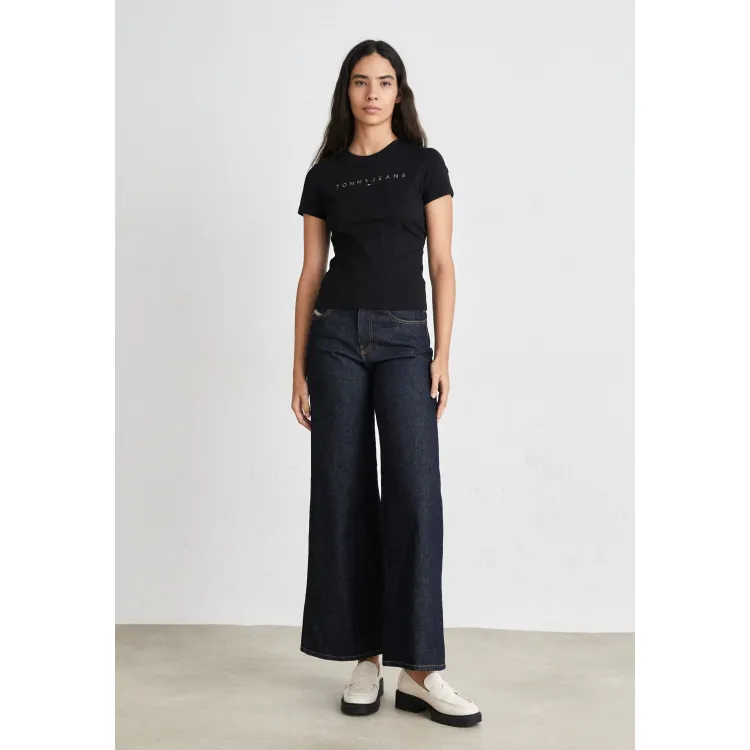 Tommy Jeans SLIM TONAL LINEAR TEE - T-shirt con stampa