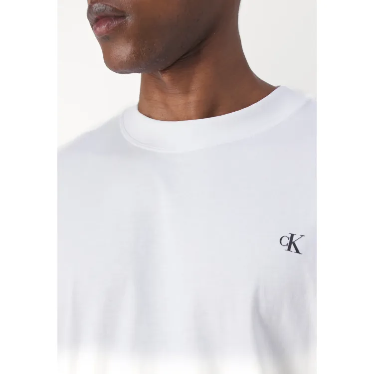 Calvin Klein Jeans BLOWN UP DIFFUSED STACKED TEE UNISEX - T-shirt con stampa