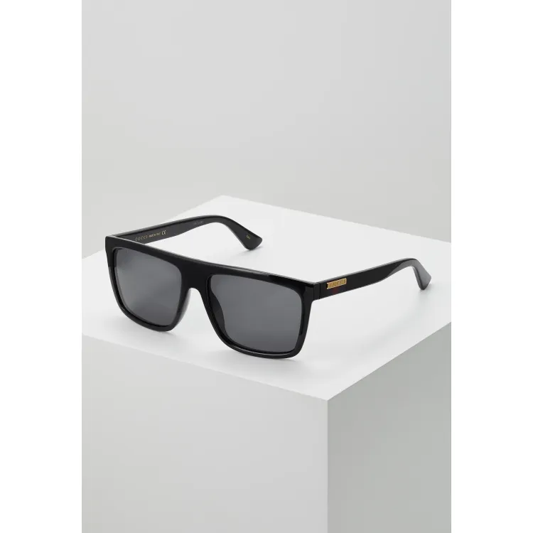 Gucci WEB GG RECTANGULAR FLAT-TOP ACETATE SUNGLASSES - Occhiali da sole