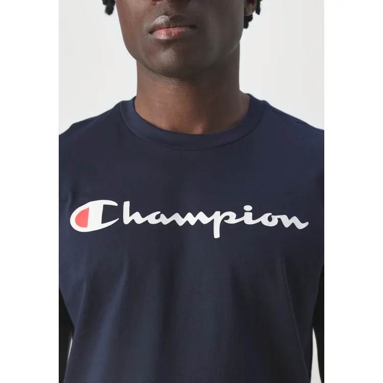 Champion ICONS CREWNECK LARGE LOGO - T-shirt con stampa