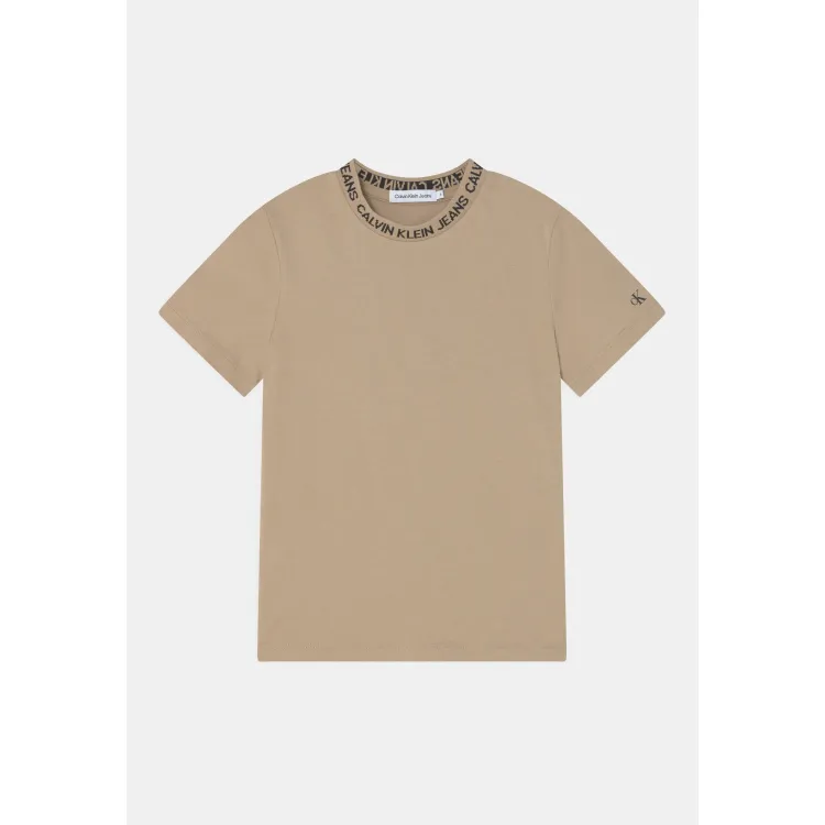 Calvin Klein Jeans EXCLUSIVEINTARSIA LOGO UNISEX - T-shirt con stampa