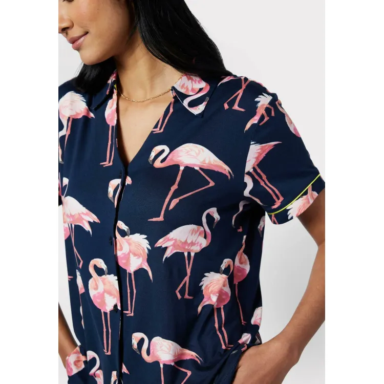 Chelsea Peers FLAMINGO PRINT SET - Pigiama
