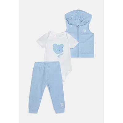Guess BABY HOODED PANTS UNISEX SET - Regalo per nascita