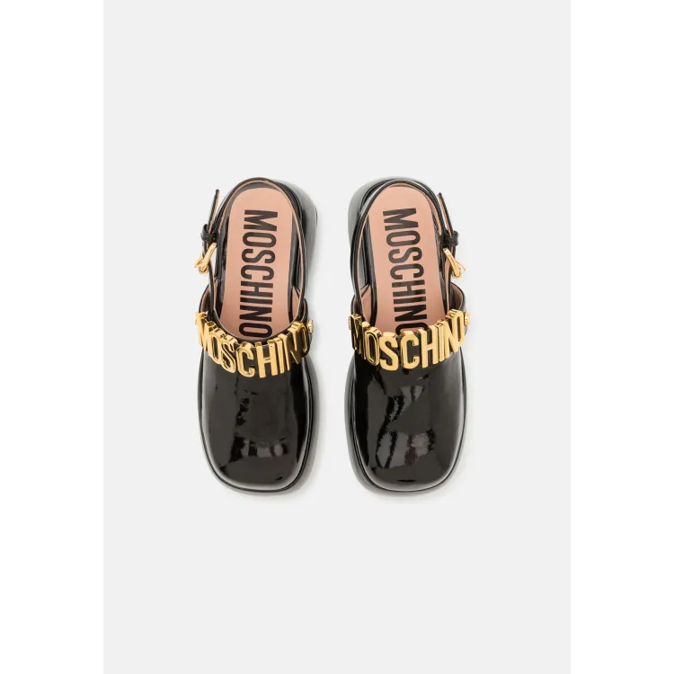 MOSCHINO MAXI LETTERING - Scarpe con plateau