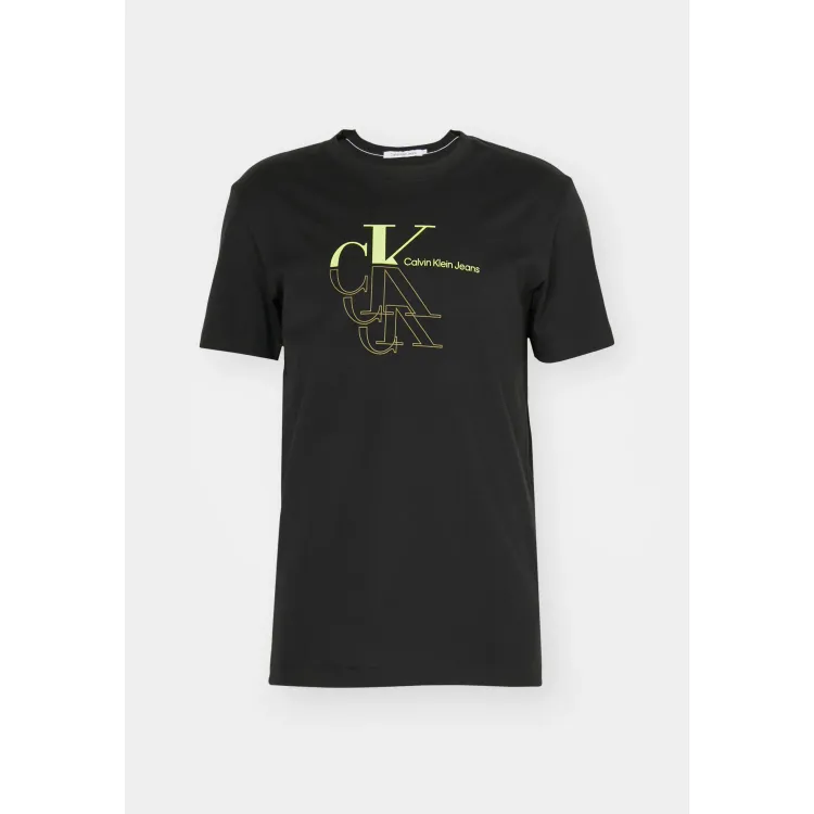 Calvin Klein Jeans MONOGRAM ECHO GRAPHIC TEE UNISEX - T-shirt con stampa