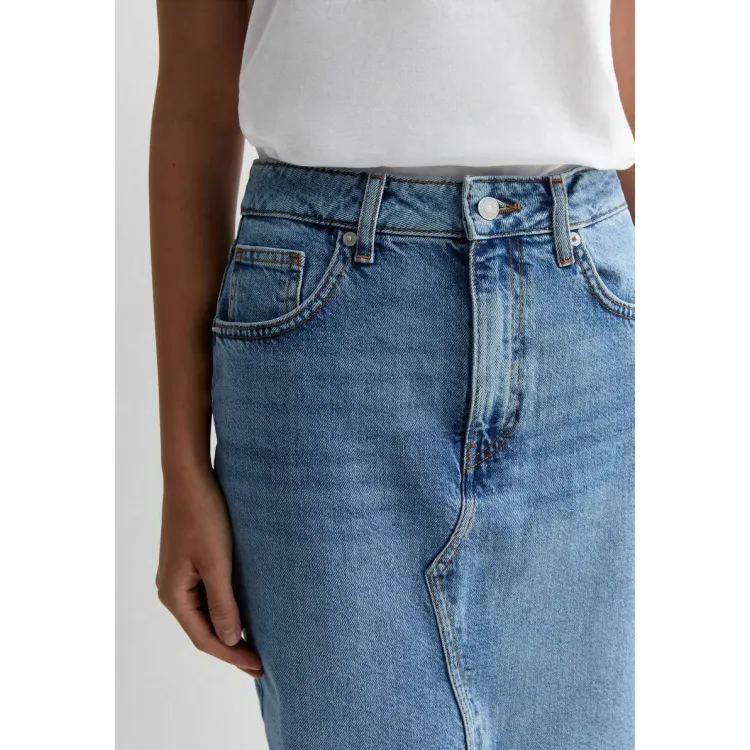 New Look HIGH WAIST SPLIT HEM MIDI - Gonna di jeans