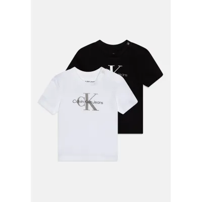 Calvin Klein Jeans EXCLUSIVE BABY MONOLOGO UNISEX 2 PACK - T-shirt con stampa