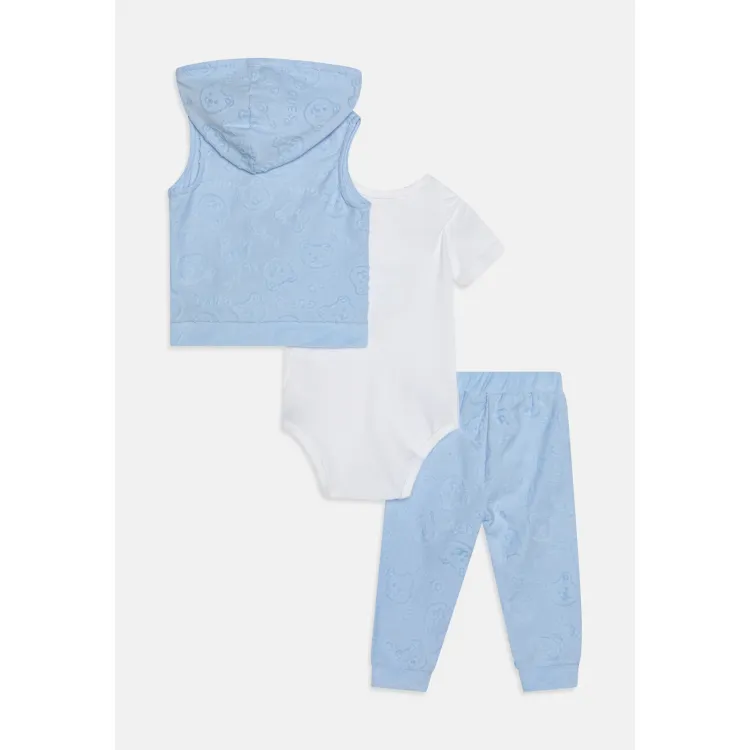 Guess BABY HOODED PANTS UNISEX SET - Regalo per nascita
