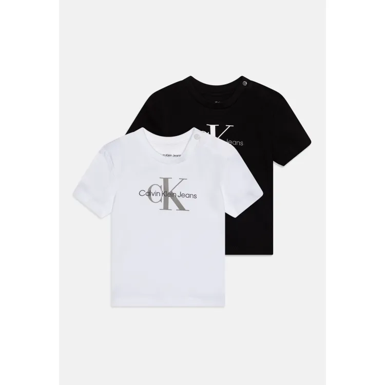 Calvin Klein Jeans EXCLUSIVE BABY MONOLOGO UNISEX 2 PACK - T-shirt con stampa