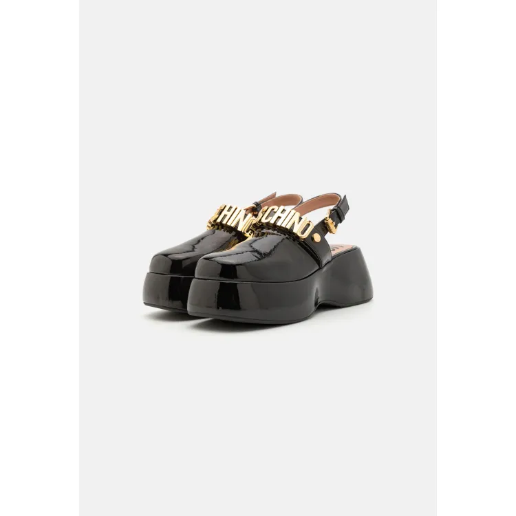 MOSCHINO MAXI LETTERING - Scarpe con plateau