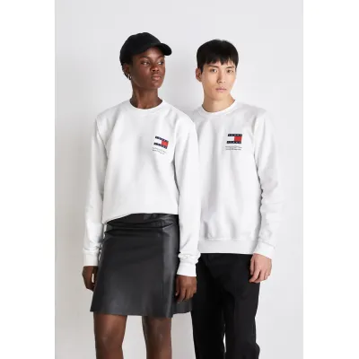 Tommy Jeans ESSENTIAL FLAG CNECK UNISEX - Felpa