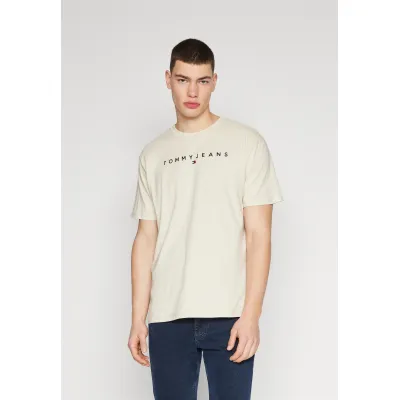 Tommy Jeans LINEAR LOGO TEE UNISEX - T-shirt con stampa