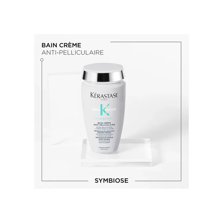 KÉRASTASE SYMBIOSE BAIN CREME ANTI-PELLICULAIRE | ANTI-DANDRUFF SHAMPOO FOR DRY SCALP - Shampoo
